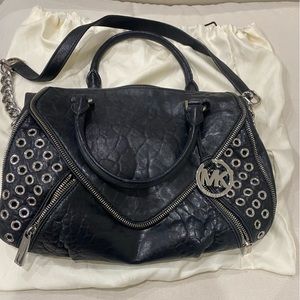 Michael Kors Black Leather Purse